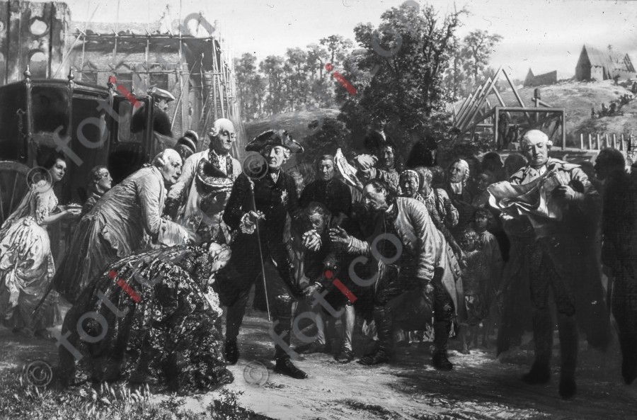 Friedrich auf Reisen - Foto foticon-simon-190-049-sw.jpg | foticon.de - Bilddatenbank für Motive aus Geschichte und Kultur